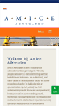 Mobile Screenshot of amice-advocaten.nl